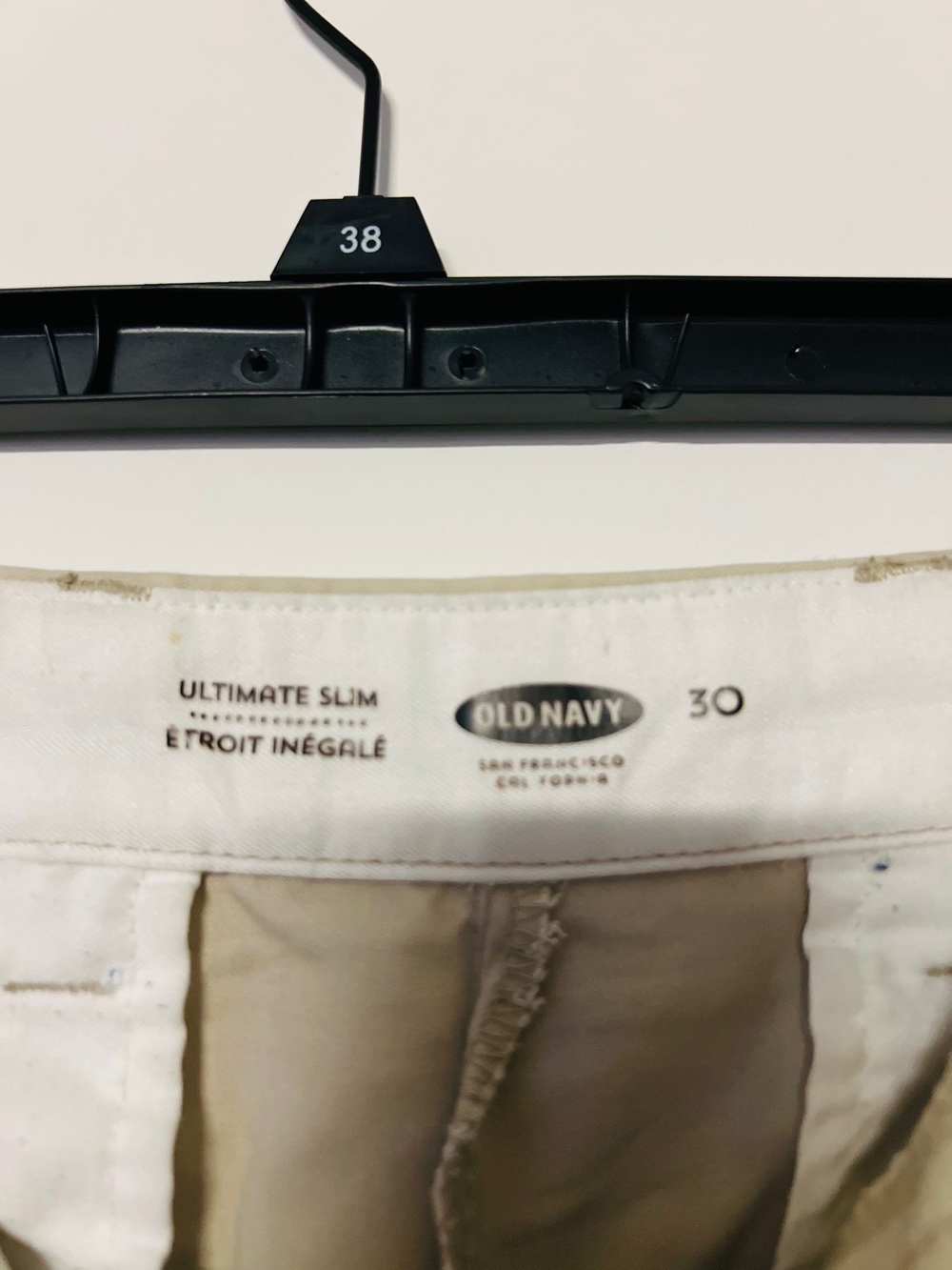Old Navy Men's Ultimate Slim Chino Pants - Cream